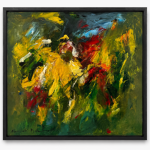 Charlotte Molenkamp: groot abstract werk