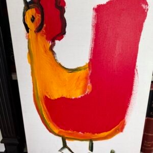 Anton Heyboer: Kip op canvas