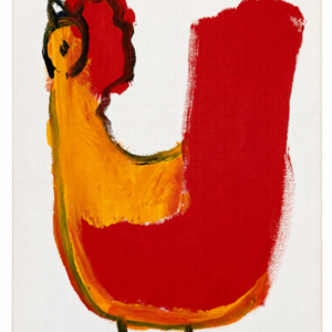 Anton Heyboer: Kip op canvas