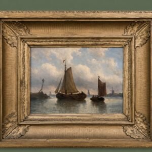 Eduard Alexander Hilverdink (1846-1891); Boten op het water