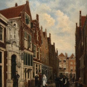 Oene Romkes de Jongh (1812-1896); Stadsgezicht