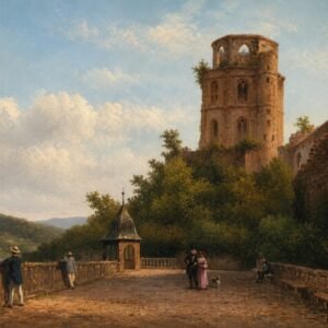 Eduard Alexander Hilverdink (1846-1891); Romantisch tafereel