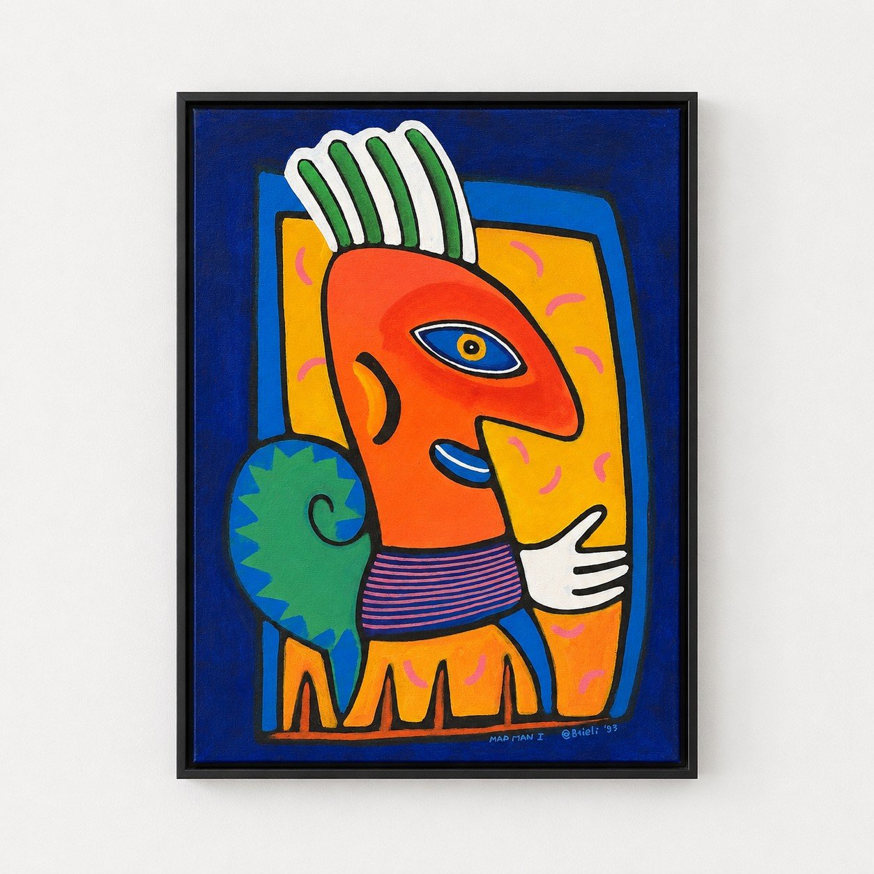 Clemens Briels (Son, 1946); "Madman I" onderdeel van 2-luik - Image 2