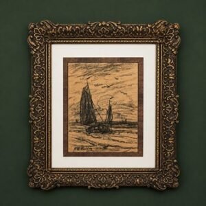 H. W. Mesdag (1831-1915) – Bomschuiten op zee