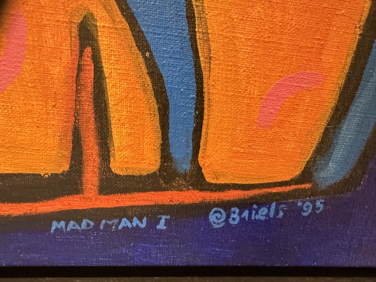 Clemens Briels (Son, 1946); "Madman I" onderdeel van 2-luik - Image 3