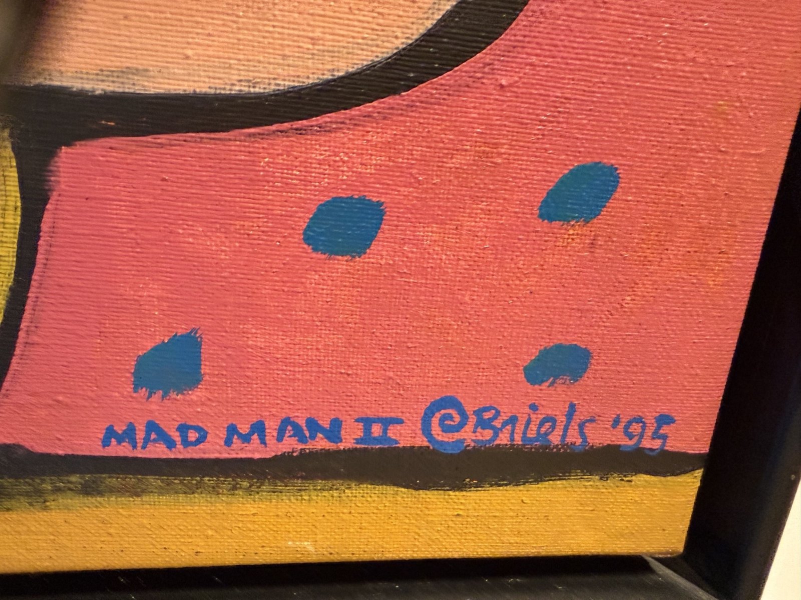 Clemens Briels (Son, 1946); "Madman II" onderdeel van 2-luik - Image 2