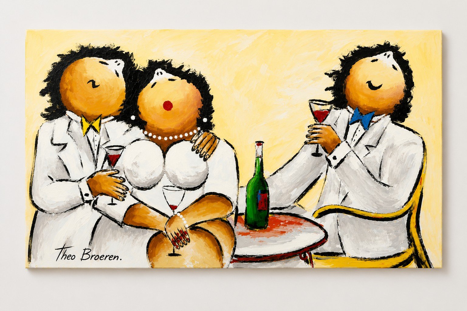 Theo Broeren: samen wijntje drinken