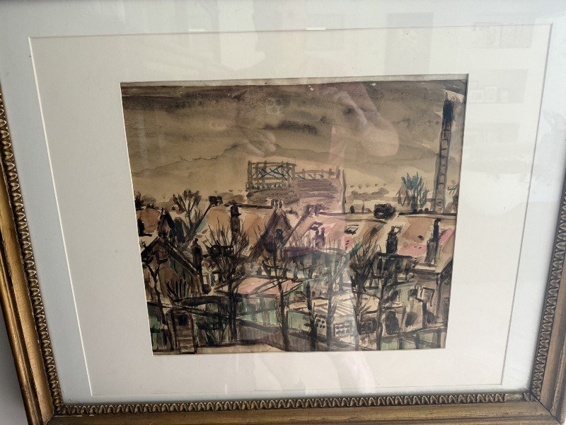 Johannes (Johan) Dijkstra (1896 – 1978); sneeuw in maart - Image 4